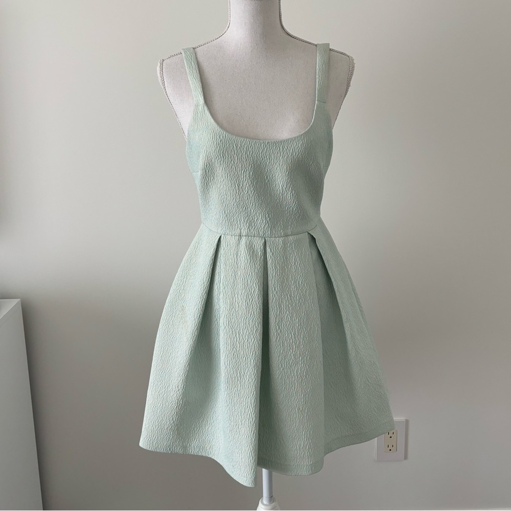 Zara Light Blue Mini Dress